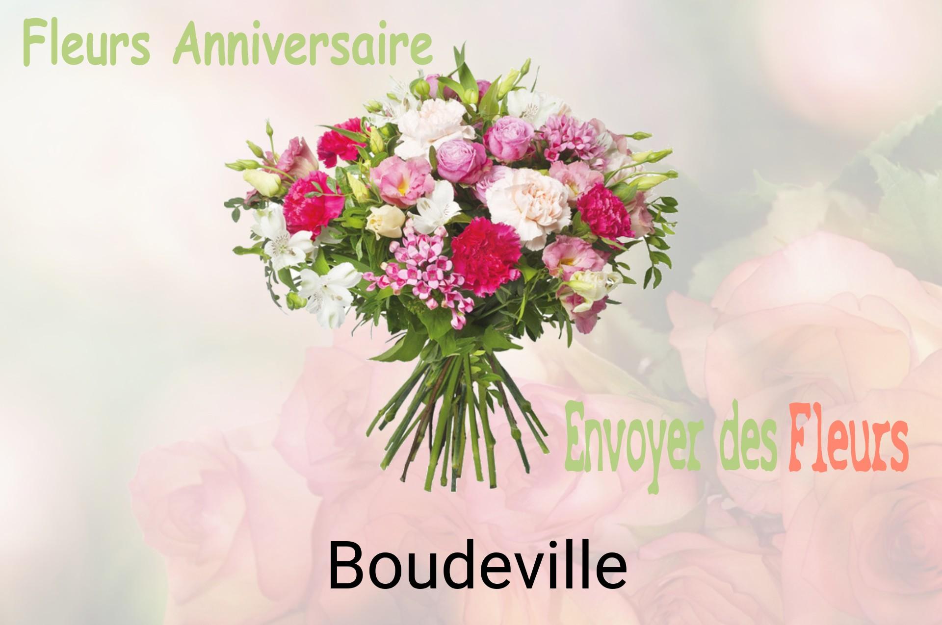 Bouquet de fleurs d’anniversaire livré à Boudeville