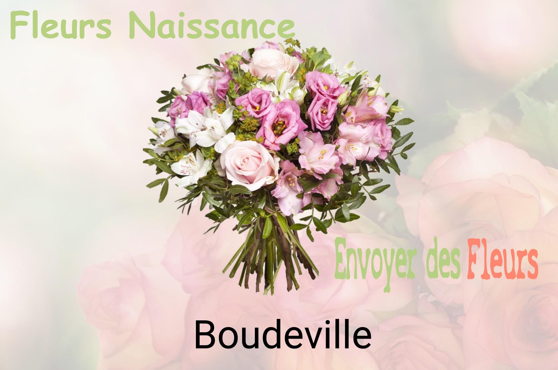 Bouquet de fleurs de naissance livré à Boudeville